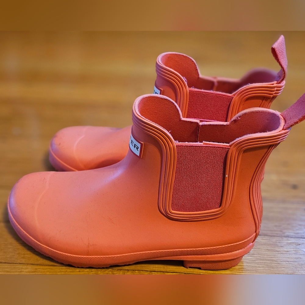 Hunter ankle rain boots